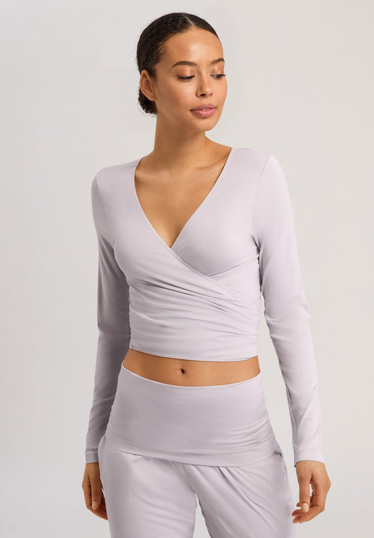 Yoga - Long Sleeved Wrap Top