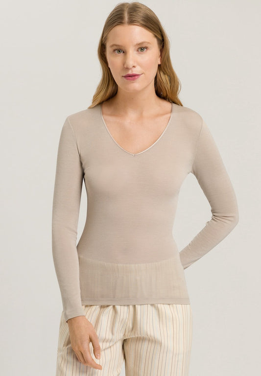 Woolen Silk - Long-Sleeved Top