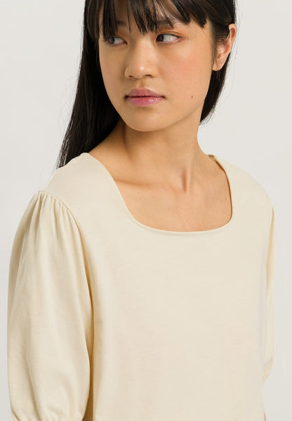 Natural Shirt - Puff Sleeved Top