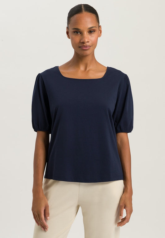 Natural Shirt - Puff Sleeved Top