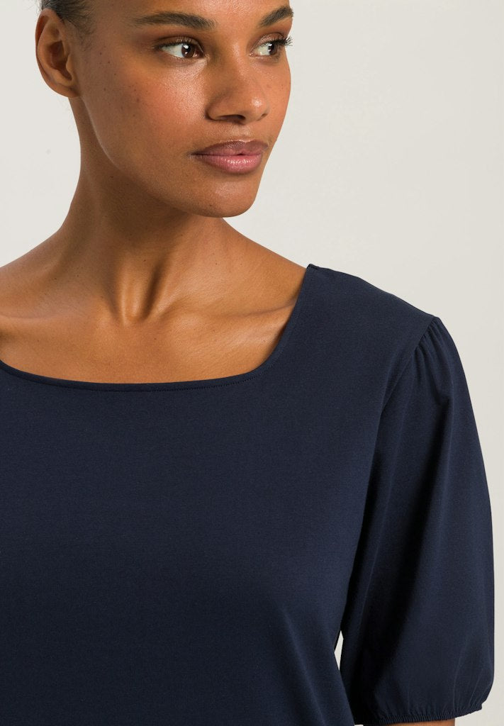 Natural Shirt - Puff Sleeved Top