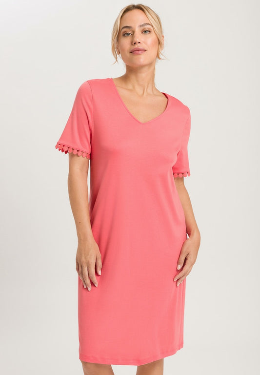 Rosa - Short-Sleeved Nightdress 100cm