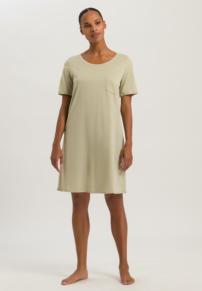 Cotton Deluxe - Short-Sleeved Nightdress 90cm