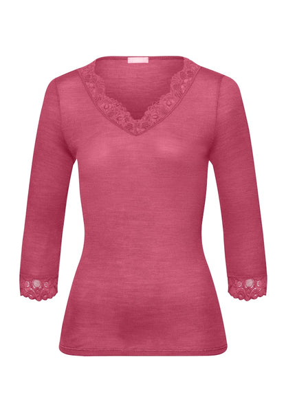 Woolen Lace - Crop Sleeved Top