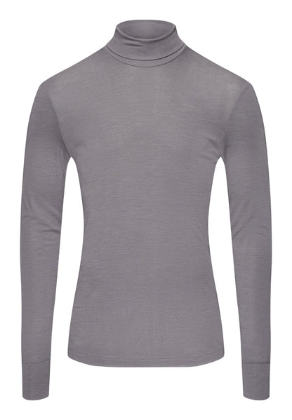 Woolen Silk - Long Sleeved Turtleneck Shirt