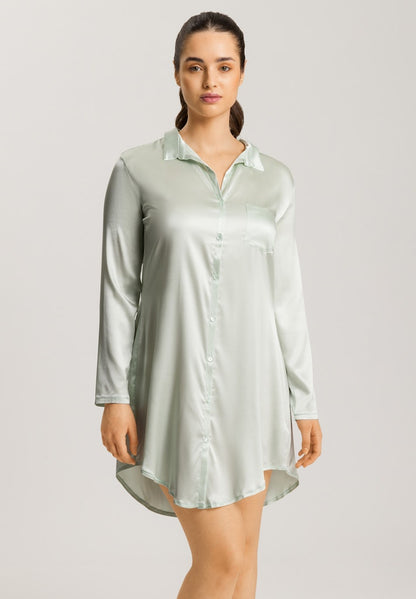 Grand Central - Long-Sleeved Silk Nightshirt 90cm