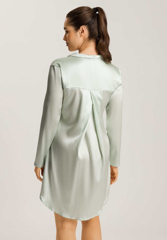 Grand Central - Long-Sleeved Silk Nightshirt 90cm