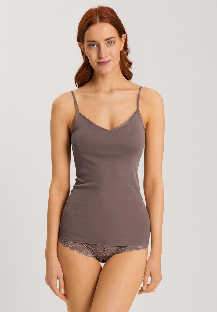 Cotton Seamless - Padded Spaghetti Top