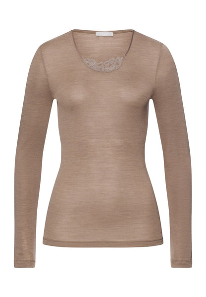 Woolen Silk - Long-Sleeved-Top