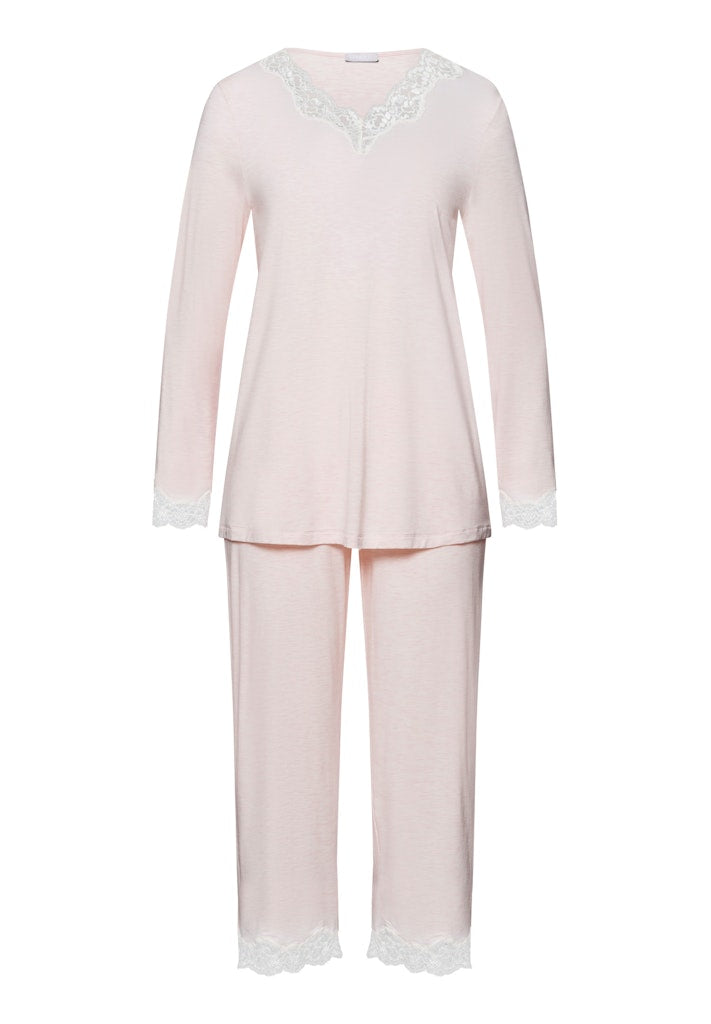 Natural Elegance Long Sleeved Cropped Pyjamas