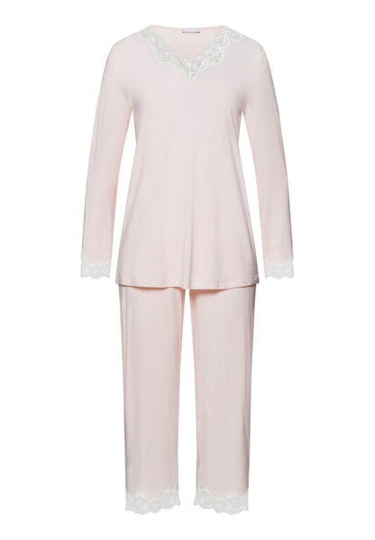 Natural Elegance - Long-Sleeved Cropped Pyjamas