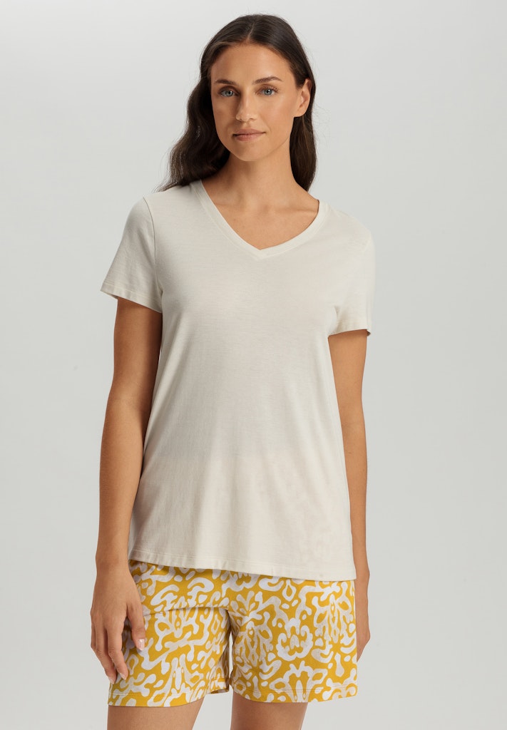 Sleep & Lounge - Short Sleeved V-Neck Shirt