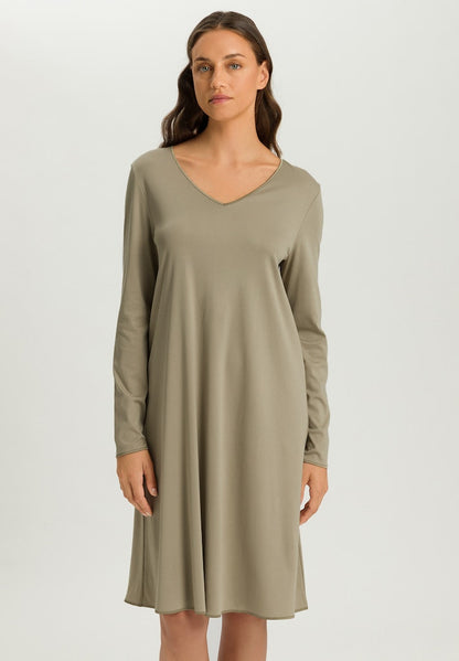 Cotton Silk - Long Sleeved Nightdress 100cm