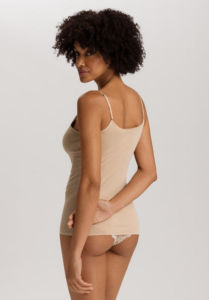 Cotton Seamless - Padded Spaghetti Top