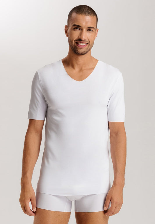 Clean Cut- Short Sleeved V-Neck Shirt