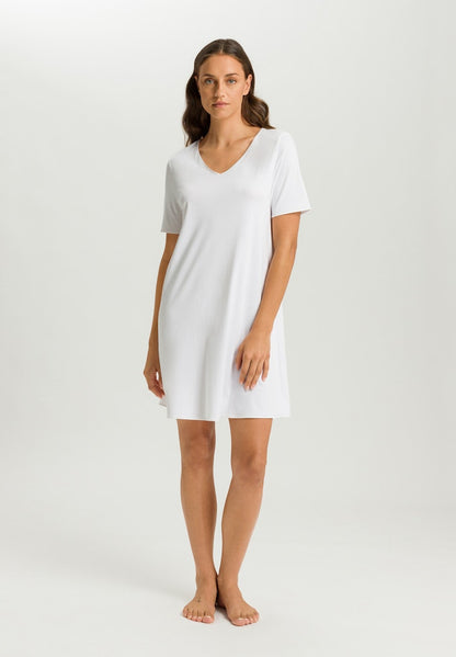 Cotton Silk - Short Sleeved Nightdress 90cm