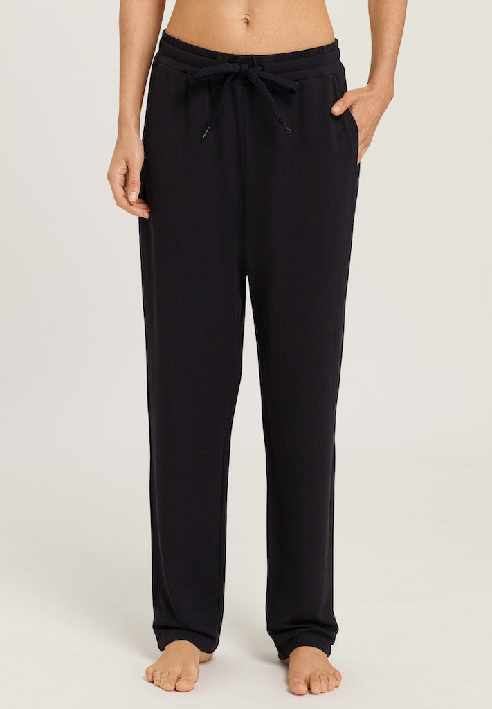 Black leisure pants sales